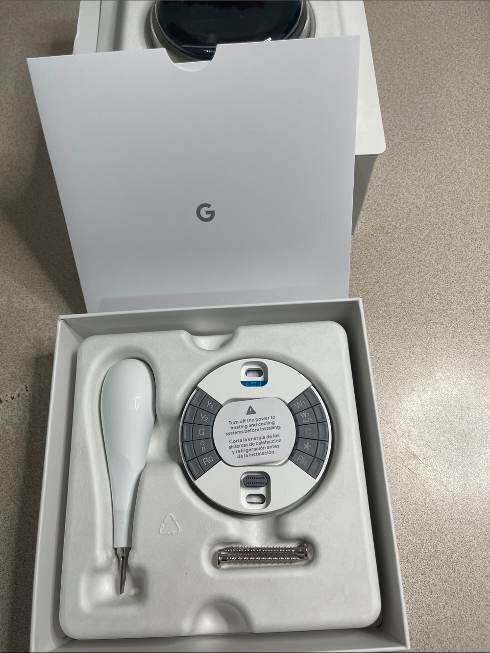 Google Nest Learning Thermostat 3rd Gen Stainless Steel Smart WiFi Open Complete - Picture 5 of 6